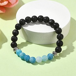 Ensemble de bracelets extensibles en perles rondes&nbsp;BJEW-TA00444