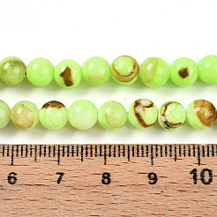 Chapelets de perles en jade persan naturel&nbsp;G-A255-A02-01B