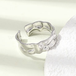 Anillos abiertos para puños de acero inoxidable 304&nbsp;RJEW-P188-02A-P