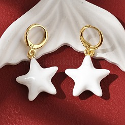 Orecchini a cerchio in ottone&nbsp;EJEW-S251-02A-G