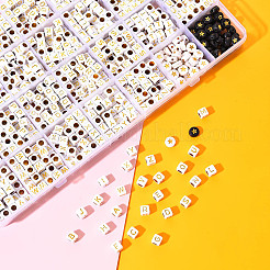 1260 pièces kits de bracelets extensibles en perles acryliques bricolage pour la journée des enfants&nbsp;DIY-YW0002-31