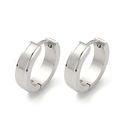 Pendientes de aro de acero inoxidable 304 para mujer&nbsp;EJEW-C096-62P