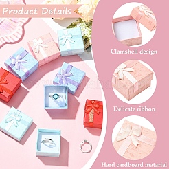 12 Stück Valentinstagsgeschenkpakete Ringboxen aus Karton&nbsp;CBOX-YW0001-04A