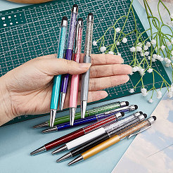 10 penna touch screen in silicone e plastica bicolore&nbsp;AJEW-GF0006-80