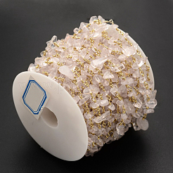 Chaînes de perles de puces de cristal à la main&nbsp;CHC-L028-06