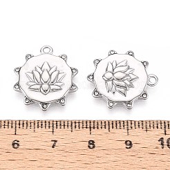 Pendentifs en strass en acier inoxydable 304&nbsp;STAS-N109-254P