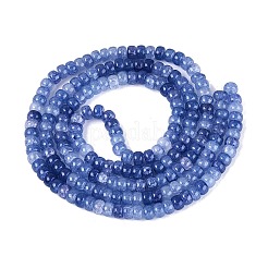 Colliers de perles de verre teintées à effet ombré&nbsp;X-GLAA-Q106-05A-A16