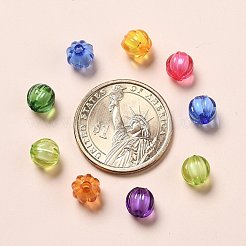 Perles en acrylique transparente&nbsp;TACR-S089-8mm-M