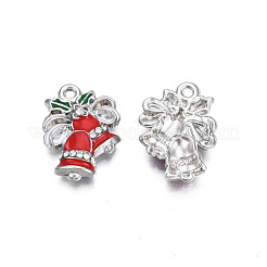 Crémaillère placage pendentifs en émail d'alliage&nbsp;X-ENAM-N055-143P