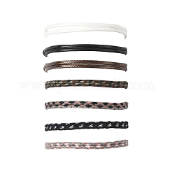 14 ensemble de bracelets en cordon de coton 7 couleurs pour hommes et femmes&nbsp;BJEW-FS00025-04
