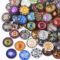 Glas cabochons&nbsp;GGLA-R040-12mm-08