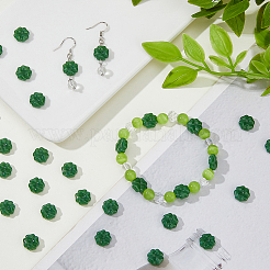 100 Stück sprühlackierte Glasperlen&nbsp;GLAA-DC0001-50