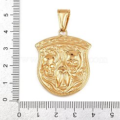 Pendentifs en acier inoxydable 304&nbsp;STAS-P409-01B-G