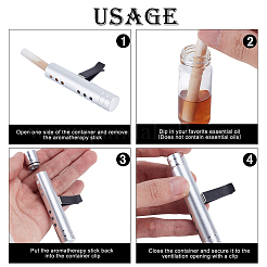 2 juego de clips para ventilación de aire de coche de aleación de aluminio de columna&nbsp;AJEW-DR0001-80A