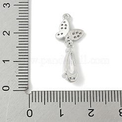 Ottone micro spianare pendenti zirconi&nbsp;KK-M326-04P