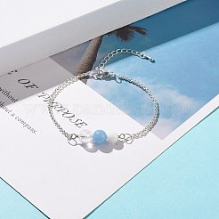 Bracciali a maglie di pietre preziose naturali&nbsp;X-BJEW-JB07793-01
