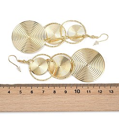 Lega orecchini pendenti&nbsp;EJEW-S260-01B-G
