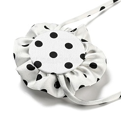Colliers ras du cou en tissu à motif à pois pour femmes&nbsp;NJEW-Z022-01C