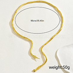 Chokerhalsketten aus Eisen in Schlangenform&nbsp;LS-NJ6393-1