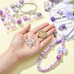 Kit fai da te perline acriliche e ottone in stile europeo per realizzare braccialetti&nbsp;DIY-YW0012-21A