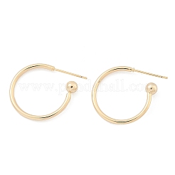Orecchini in ottone&nbsp;EJEW-L245-001LG