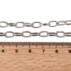 4.5 mm 201 Edelstahl-Cabale-Ketten für Unisex&nbsp;NJEW-K302-20P