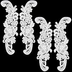 Blumenapplikationen aufnähen&nbsp;PATC-WH0005-46B
