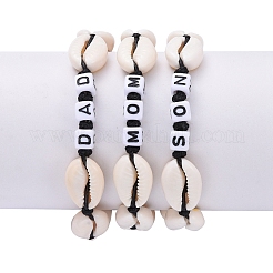 Fête des mères (vente d'usine de bijoux) ensembles de bracelets familiaux&nbsp;BJEW-JB05260
