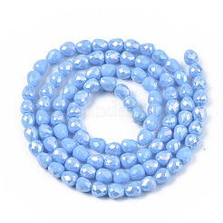 Opache perle di vetro fili&nbsp;X-EGLA-T008-16C