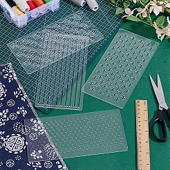 8 Stück transparente Acryl-Vorlagen&nbsp;DIY-HY0003-28