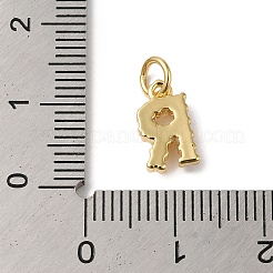 Laiton plaqué en rack avec breloques en plastique ABS imitation perles&nbsp;KK-B092-30R-G