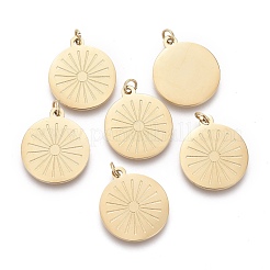 Pendentifs en acier inoxydable chirurgical 316 avec placage ionique (IP)&nbsp;STAS-H100-37G