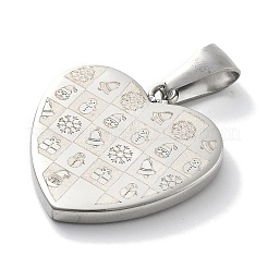 Pendentifs en acier inoxydable 304 sur le thème de Noël&nbsp;STAS-Z098-24P-01