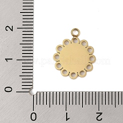 304 Edelstahl-Emaille-Anhänger&nbsp;STAS-P377-10G-A