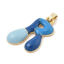 Pendentifs d'émail en alliage&nbsp;ENAM-S023-01G-R