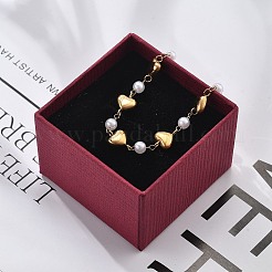 Ionenplattierung (IP) 304 Edelstahl-Gliederarmbänder für Frauen&nbsp;BJEW-P345-08G