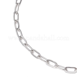 2.5 mm 304 Edelstahl Büroklammer Kette Schieber Armband machen&nbsp;AJEW-JB01402