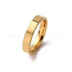 201 Edelstahl-Breitband-Fingerringe&nbsp;RJEW-K252-02A-G
