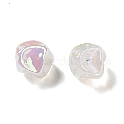 Placcatura uv perline acriliche iridescenti arcobaleno&nbsp;PACR-M002-07