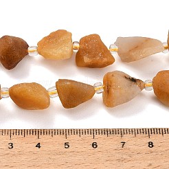 Natürliche gelbe Botswana Achat Perlen Stränge&nbsp;GG-CBA0B77-A21-03