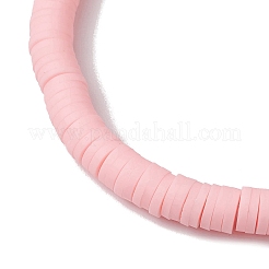 3 Stück 3 Farben Polymer Clay Scheibenperlen Stretch-Armband-Sets&nbsp;BJEW-JB10440-01