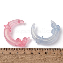 Leuchtende transparente Acrylperlen&nbsp;X-LACR-S001-10