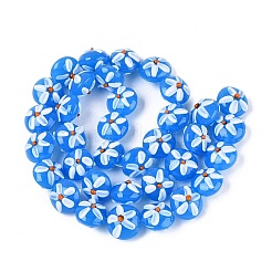 Perles vernissées manuelles&nbsp;LAMP-Q039-09F