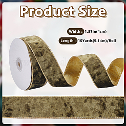 Cinta de poliéster con motivos navideños&nbsp;OCOR-WH0111-115A