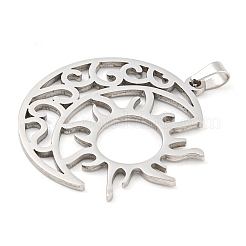 Pendentifs en acier inoxydable 304 anti-ternissement&nbsp;STAS-Z076-19P
