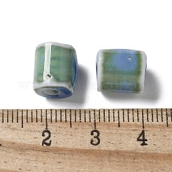 Perles en porcelaine manuelles&nbsp;PORC-L080-I03