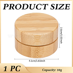 Pot de crème en bambou et aluminium de 10 g&nbsp;CON-WH0112-016A