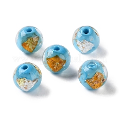 Oro fatti a mano e argento perle MURANO&nbsp;GLAA-G107-07B-13