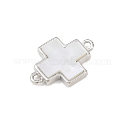Pendenti bianchi shell croce naturali&nbsp;KK-P339-15P