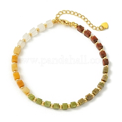Bracelets de cheville en perles de laiton&nbsp;AJEW-AN00879